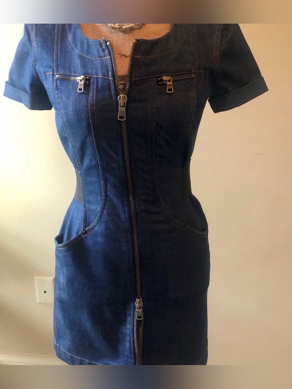 Armani Exchange Denim dress in Blue
